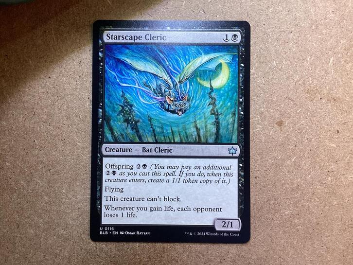 1x Starscape Cleric [0116] (Near Mint), Hobby en Vrije tijd, Verzamelkaartspellen | Magic the Gathering, Zo goed als nieuw, Losse kaart