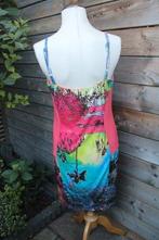 Jurk koraal/ kleur Eroke mt 50 (IT) (EU44) Vaste prijs OPRUI, Kleding | Dames, Jurken, Overige kleuren, Maat 42/44 (L), Ophalen of Verzenden