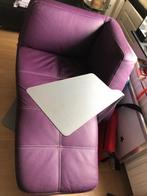 Fauteuil, Huis en Inrichting, Ophalen, Gebruikt, 125 tot 150 cm, Leer