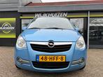 Opel Agila 1.2 Enjoy Automaat met Airco ! Dealer Onderhouden, Auto's, Opel, 86 pk, 4 cilinders, Blauw, Bedrijf