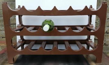 Wijnrek. SOMM PARIS BREVETE. 3 plateaus. Ca 1970.  beschikbaar voor biedingen