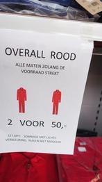 rode overall   25 euro  OP=OP, Ophalen, Nieuw, Overall