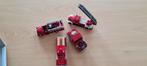 set van 4 Corgi brandweer auto,s zonder doos ! zgan, Ophalen of Verzenden, Zo goed als nieuw, Auto
