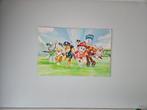 Paw patrol schilderijen, plafondlamp en tafel met stoeltjes, Ophalen, Zo goed als nieuw, Wanddecoratie