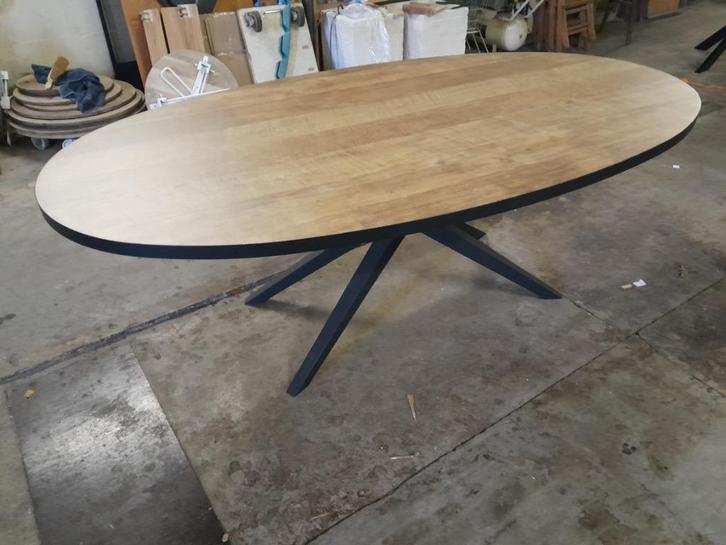 Nieuwe lamulux ovale eettafel SKY 220cm x 120cm, Huis en Inrichting, Tafels | Eettafels, Nieuw, 100 tot 150 cm, 200 cm of meer
