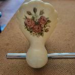 Handdoekrek, met bloemen houder., Verzamelen, Retro, Ophalen of Verzenden, Huis en Inrichting