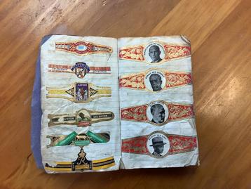 Boekje met oude sigarenbandjes beschikbaar voor biedingen