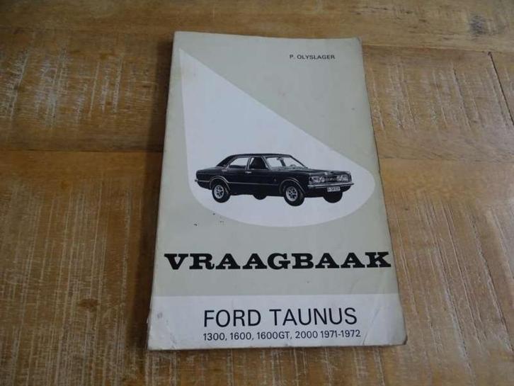 Ford Taunus TC1 - Vraagbaak Werkplaatshandboek Nederlands, Boeken, Auto's | Boeken, Gelezen, Ford, Verzenden