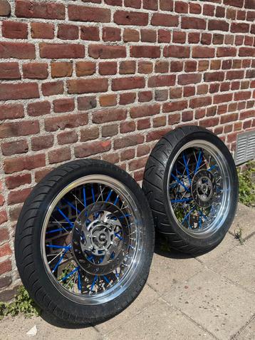 Nette chrome velgen set Derbi Senda Xtreme 17 inch beschikbaar voor biedingen