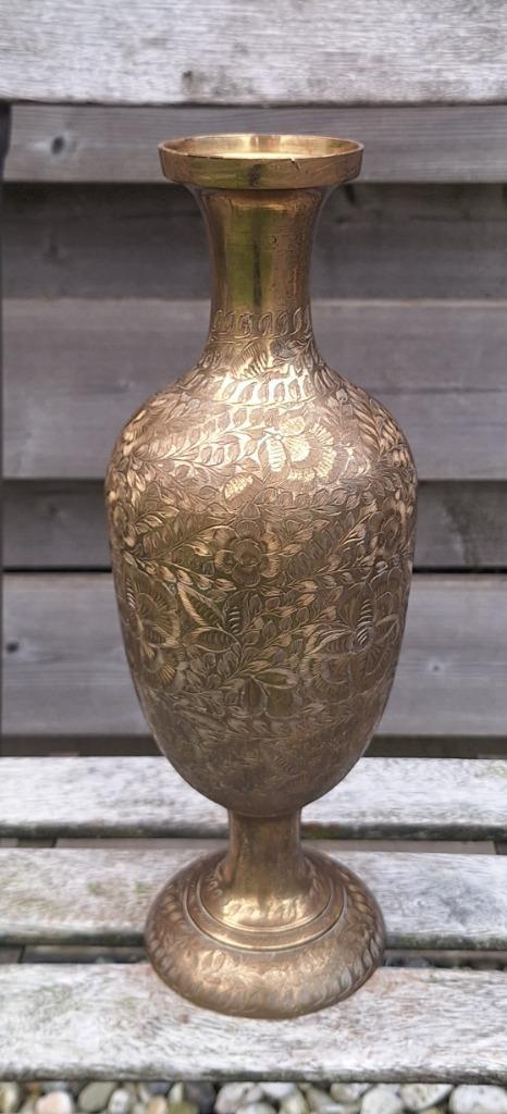 Prachtig grote messing vaas., Antiek en Kunst, Curiosa en Brocante, Ophalen of Verzenden