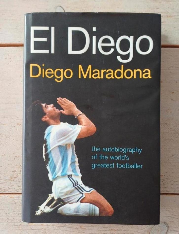 Diego Maradona - El Diego **zeldzaam**, Boeken, Sportboeken, Zo goed als nieuw, Balsport, Ophalen of Verzenden