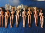 7 vrouwlijke (1x verkocht) en 1 mannelijke barbiepop, Kinderen en Baby's, Speelgoed | Poppen, Gebruikt, Ophalen of Verzenden, Barbie