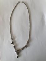 Zilveren ketting met edelsteentjes, Nieuw, Ophalen of Verzenden, Met edelsteen, Zilver
