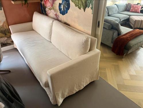 Ikea Hiltarp 3 zits bank incl wit en grijze bekleding, Huis en Inrichting, Banken | Sofa's en Chaises Longues, Zo goed als nieuw
