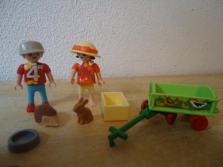 Leuke Bolderwagen met dieren Playmobil set 4349, Kinderen en Baby's, Speelgoed | Playmobil, Zo goed als nieuw, Complete set, Ophalen of Verzenden