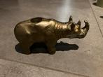 Dieren Kandelaars - Neushoorn & Aap, Gebruikt, Overige kleuren, Ophalen of Verzenden, Metaal