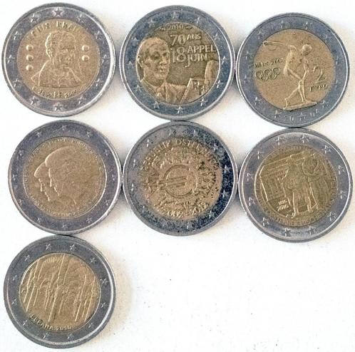 Diverse bijzondere euro munten (3), Postzegels en Munten, Munten | Europa | Euromunten, Losse munt, 2 euro, België, Verzenden
