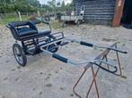 Tweewieler Ellen midi 18 inch RVS tjeu van de meulengraaf, Dieren en Toebehoren, Rijtuigen en Koetsen, Zo goed als nieuw, Sulky