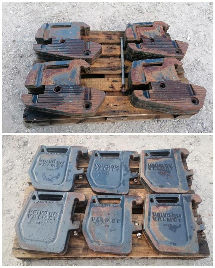 Valtra 37,5 kg en Valmet / Volvo BM 30 kg gewichten., Zakelijke goederen, Agrarisch | Onderdelen | Banden, Velgen en Assen, Ophalen of Verzenden