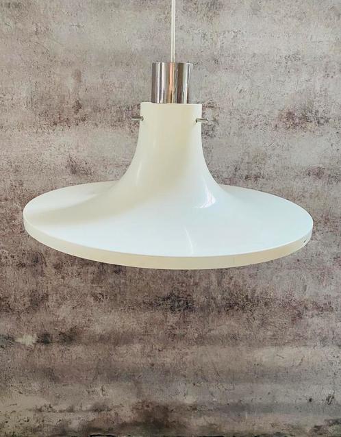 Hanglamp tulp design Hans Agne Jacobsen , jaren 60, Huis en Inrichting, Lampen | Hanglampen, Gebruikt, Minder dan 50 cm, Metaal