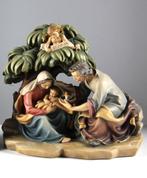 Bernardi Kerstgroep 30 cm – Val Gardena houtsnijwerk, Ophalen of Verzenden, Zo goed als nieuw