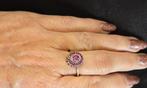 Gouden Vintage ring edelsteen robijn en diamant. 2025/760., Sieraden, Tassen en Uiterlijk, Ringen, 20 of groter, ., Nieuw, Ophalen of Verzenden