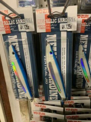Yo zuri metallic sardine pilkers 80-100 en 125 gram,nieuw beschikbaar voor biedingen