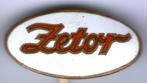 ZETOR wit/rood email op koper tractor speldje ( E_197 ), Verzamelen, Verzenden, Zo goed als nieuw, Transport, Speldje of Pin