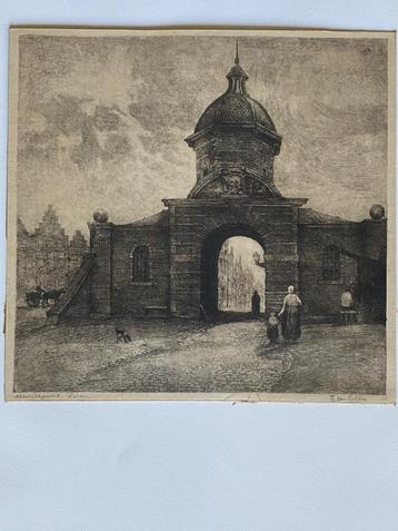 aquatint ets  beschikbaar voor biedingen