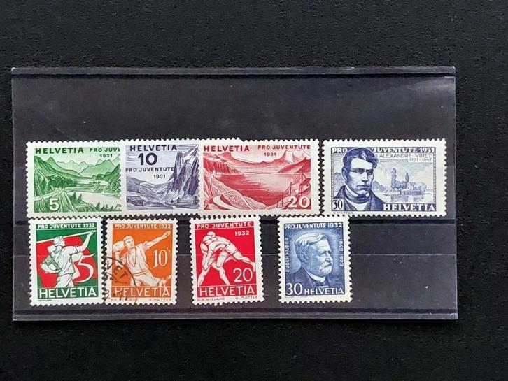 Zwitserland Pro Juventute 1931-1932, 8 zegels postfris, Postzegels en Munten, Postzegels | Europa | Zwitserland, Postfris, Verzenden