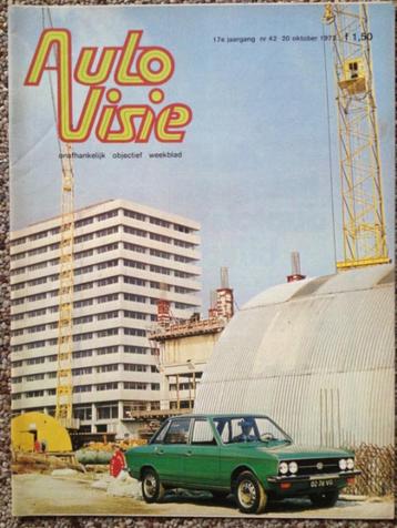 AutoVisie: Audi 80 LS (B1, test), DAF 55 en 66, Peugeot 104 beschikbaar voor biedingen