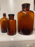 Antieke Apothekersflessen Set, Ophalen of Verzenden