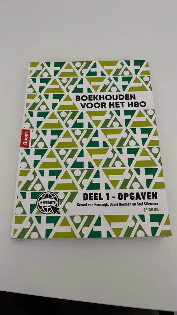 Boekhouden voor het hbo deel 1. Opgavenboek, Boeken, Gerard van Heeswijk, Ophalen of Verzenden, Zo goed als nieuw, Nederlands