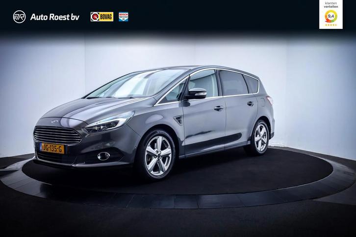 Ford S-Max 2.0T 240Pk Aut.7Pers TITANIUM FULL LED | MEMORY |, Auto's, Ford, Bedrijf, Te koop, S-Max, ABS, Achteruitrijcamera, Airbags