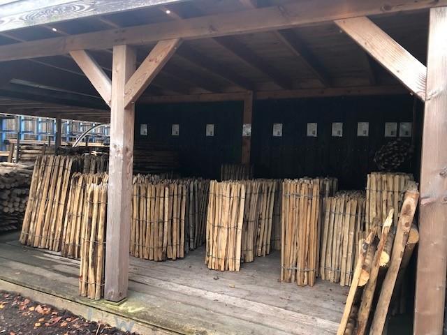 Kastanjehouten omheining, Dieren en Toebehoren, Stalling en Weidegang