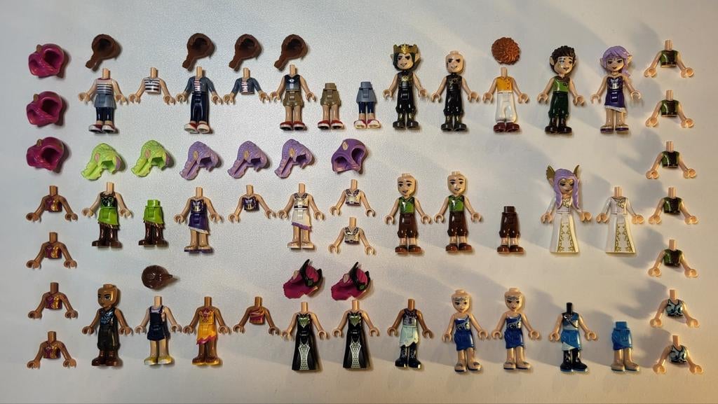 Lego Elves onderdelen, Verzenden, Gebruikt, Losse stenen, Lego