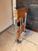 Vintage GERLINOL serveerwagen: MCM opvouwbare barwagen, Ophalen