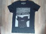 Jacq en Jones zwart t shirt met opdruk, maat M, Maat 48/50 (M), Zwart, Ophalen of Verzenden, Zo goed als nieuw