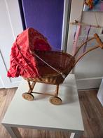 Rieten poppenwagen, Ophalen, Gebruikt, Babypop