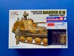 Tamiya	35364 Marder III M "Normandy" w/shell set 1/35, Hobby en Vrije tijd, Modelbouw | Auto's en Voertuigen, 1:32 tot 1:50, Nieuw