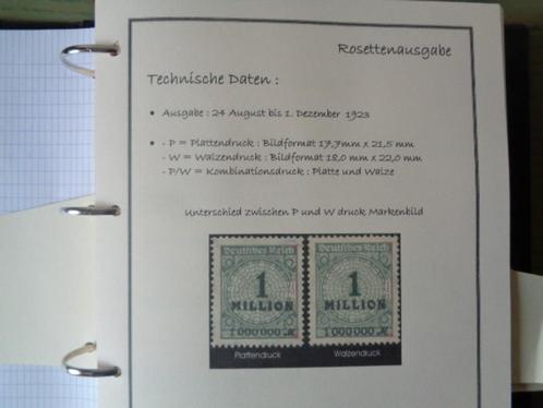 DR Rosettenausgabe : verzameling alle randen, Postzegels en Munten, Postzegels | Europa | Duitsland, Postfris, Duitse Keizerrijk