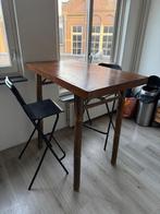 Aanbieding! Bar, tafel van bamboehout, Ophalen, 100 tot 150 cm, 50 tot 100 cm, Zo goed als nieuw
