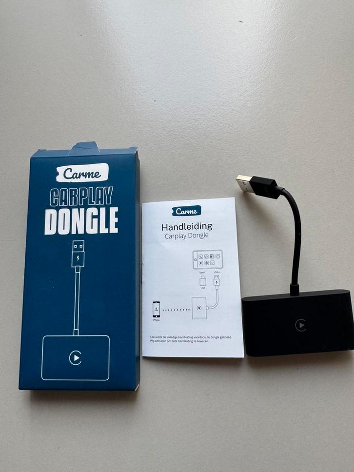 Te koop Carmay CarPlay Dongle - Draadloos, Auto diversen, Carkits, Zo goed als nieuw, Ophalen of Verzenden