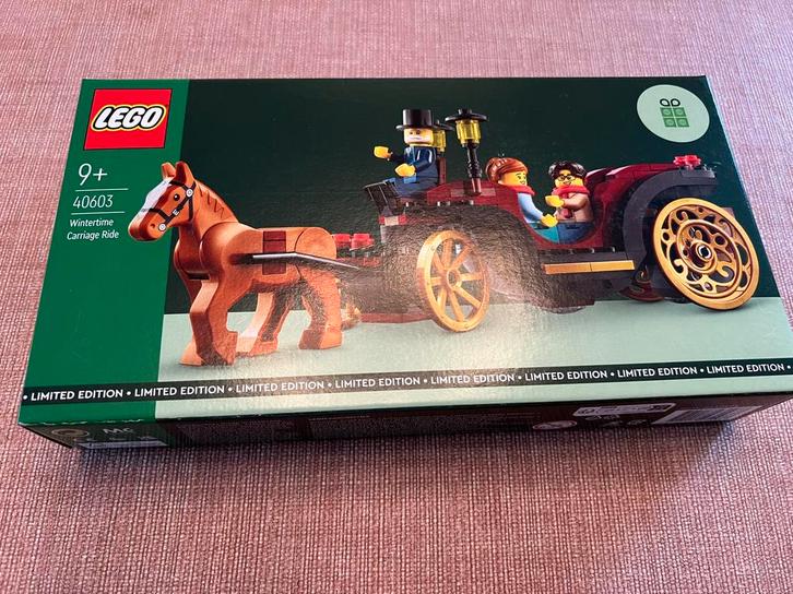 002 - Lego 40603 - Winterse Koetstocht, Kinderen en Baby's, Speelgoed | Duplo en Lego, Nieuw, Lego, Complete set, Ophalen of Verzenden