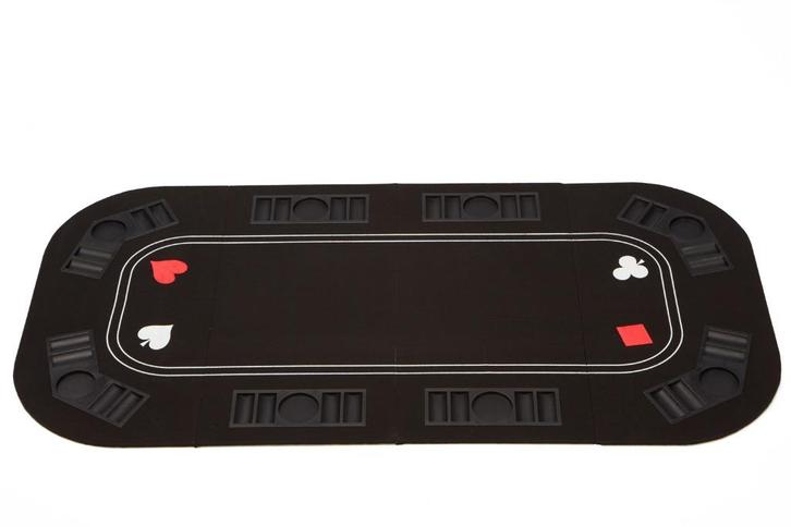 Pokertop - Gezelschapsspellen - Pokerblad - Poker tafel, Hobby en Vrije tijd, Gezelschapsspellen | Kaartspellen, Nieuw, Vijf spelers of meer