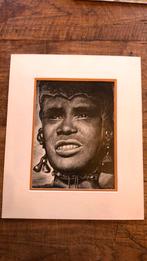 Oude linosnede, Ophalen of Verzenden