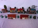 6 Bungalows voor modeltrein 1-87 HO v Marklin, Hobby en Vrije tijd, Modeltreinen | H0, Gebruikt, Gelijkstroom of Wisselstroom
