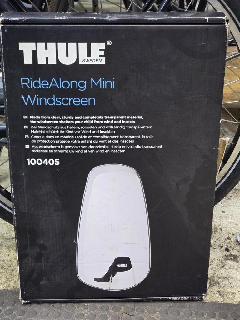 Thule RideAlong Mini Windscreen - Nieuwstaat, Fietsen en Brommers, Voetsteuntjes, Ophalen of Verzenden, Zo goed als nieuw, Thule