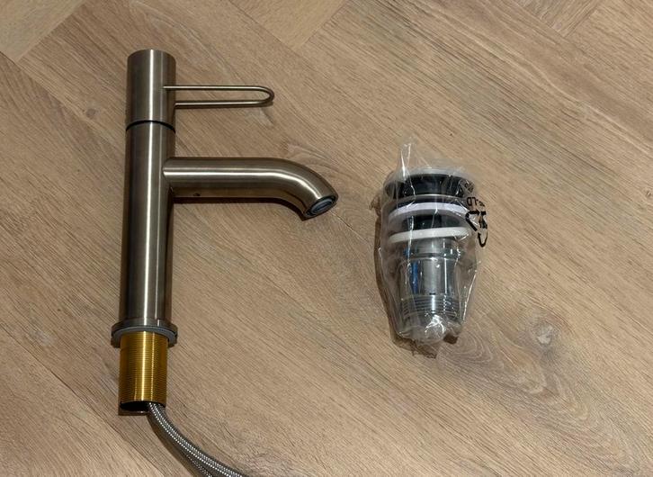 *NIEUW* Hansgrohe Axor Uno wastafelkraan geborsteld nikkel, Doe-het-zelf en Verbouw, Sanitair, Nieuw, Kraan, Ophalen of Verzenden