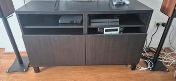 Ikea kast besta zwart 120 cm beschikbaar voor biedingen